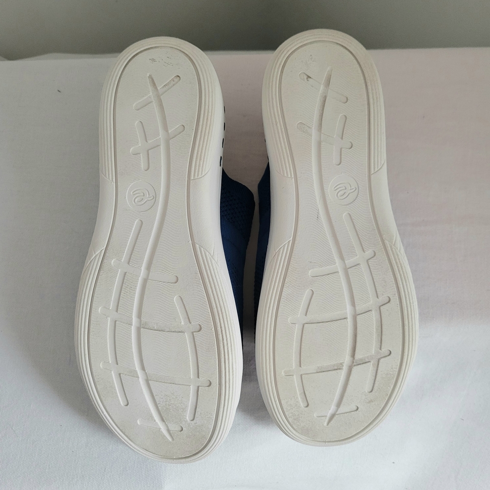 Easy Spirit Royal Blue Stretch Knit Slide Mules 9.5M - Picture 6 of 7